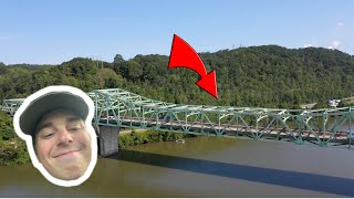 Bridge Fishing 101 Kanawha River Bass Fishing August [upl. by Selie]