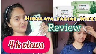 Himalaya facial wipes  Review MalayalamParus Time [upl. by Hurff218]