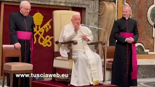 Papa Francesco incontra i facchini di Santa Rosa [upl. by Alexio913]