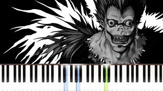 Death Note  Kiras Theme Piano Tutorial Synthesia [upl. by Nnylecyoj]