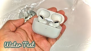 Apple AirPods Pro  Water Test HD [upl. by Nyleaj890]