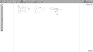 Dopamine Drip Calculation [upl. by Norret]