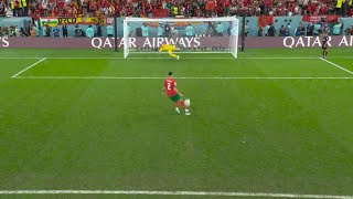 Marocco Spagna 30 · Hakimi umilia ed elimina gli spagnoli con questo rigore  Qatar Fifa World Cup [upl. by Zerelda]