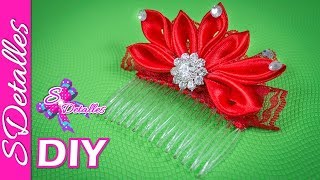 Peinetas Decoradas 1  Video 118  SDetalles  DIY [upl. by Eylatan119]