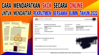 CARA MENDAPATKAN ATAU MENDAFTAR SKCK SECARA ONLINE UNTUK SYARAT REKRUTMEN BERSAMA BUMN 2022 [upl. by Stenger]