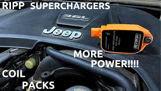 Ripp Superchargers JL Wrangler JT Gladiator Performance Coil packs install and review [upl. by Roma369]