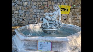 Cultura della legalità Bordighera inaugura la fontana di Dodò alle case confiscate alla mafia [upl. by Llerrad]