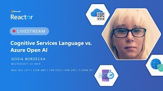 Cognitive Service Language vs Azure Open AI [upl. by Laszlo]