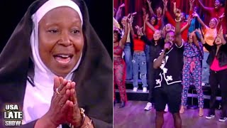 Whoopi Goldberg Reunites ‘Sister Act 2 Kid Actors After 30 Years to Recreate ‘Oh Happy Day and ‘Jo [upl. by Mahtal]