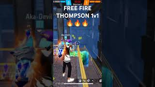 Free FIRE QUICK THOMPSON 1V4 🔥🔥👿👿 [upl. by Minica]