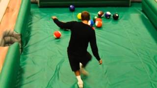 Human Billiards Game Rentals  Giant Human Pool Table Game [upl. by Padraig]