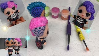 LOL Punk Boi Renk Değiştiren Kendi Yaptığım Big Sister Punky Babe Kuzeni LOL Color Change Toy Video [upl. by Loutitia]