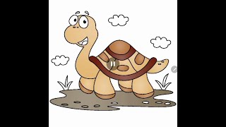 78  do you know about TURTLES lets learn and color [upl. by Atinal]