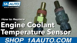 How to Replace Coolant Temperature Sensor 9500 Chevy Tahoe [upl. by Gally]