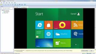 Windows 8 installieren  VMWare Workstation 8 [upl. by Armmat]