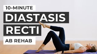 10 Minute Abs After Baby 8 Diastasis Recti Safe Ab Exercises [upl. by Nilyad]