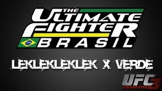 The Ultimate Fighter Brasil  The Ultimate Fighter Brasil Segunda temporada  Lelek Leklekleklek x Milho Verde [upl. by Dabney]