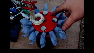 1469 A 3D Printed Pelton Wheel On Magnetic Bearings [upl. by Tybi]