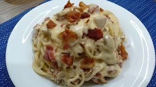 Filipino style Creamy CarbonaraFantastica Cusina [upl. by Ynattib]