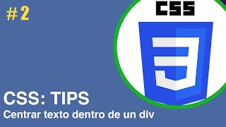 CSS  2 Centrar texto en un div con CSS utilizando Flexbox [upl. by Siravaj]