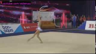 Yana Kudryavtseva Ribbon  World Cup Minsk 2014 [upl. by Relyhcs334]