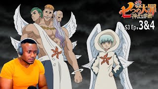 Sariel amp Tarmiel vs Derieri amp Monspeet The Seven Deadly Sins S3 Episode 3amp4 REACTIONREVIEW [upl. by Ceciley]