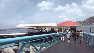 Catching a Water Taxi in St Maarten [upl. by Ruffina798]