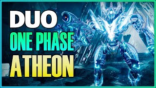 Duo One Phase Atheon On Warlocks  Vault Of Glass Final Boss [upl. by Assilym704]