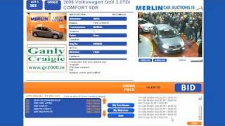 Bid On Car Auction Live Online  Merlin Car Auctions [upl. by Dnaloy369]