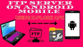 How to configure FTP Server on Android smart phone using Xplorer application [upl. by Arleen]