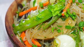 PANCIT BIHON GUISADO  THE BEST AND SIMPLE WAY TO COOK  FOODNATICS [upl. by Nodnol]