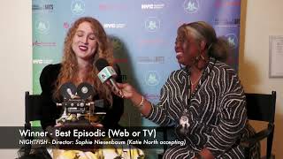 Host Tina Marie interviews winner for Best Episodic at the 2024 Festival of Cinema NYC [upl. by Deuno]