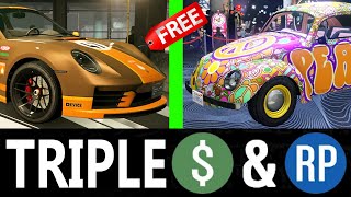 GTA 5  Event Week  TRIPLE MONEY  New Claimable Car Vehicle Discounts amp More [upl. by Adela]