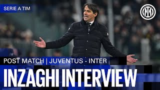 SIMONE INZAGHI INTERVIEW  JUVENTUS 11 INTER 🎙️⚫🔵 [upl. by Senn]