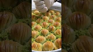 Making PERFECT Midye Baklava  Street Food in Gaziantep Turkey [upl. by Plato730]