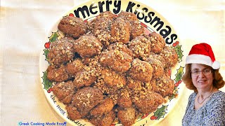 Melomakarona Made Easy and BEST EVER  Greek Christmas Honey Cookies  Μελομακάρονα τέλεια amp τραγανά [upl. by Upshaw]