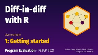 PMAP 8521 • Example Diffindiff with R 1 Getting started [upl. by Ecirehc]