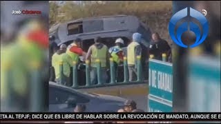 Comienzan a revelarse videos de la atención de paramédicos a Octavio Ocaña Carlos Jiménez [upl. by Enelrad]