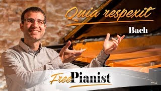 Quia respexit  KARAOKE  PIANO ACCOMPANIMENT  Magnificat BWV 243  Bach [upl. by Abshier]