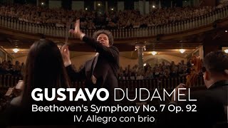 Gustavo Dudamel  Beethoven Symphony No 7  Mvmt 4 Orquesta Sinfónica Simón Bolívar [upl. by Aiek416]