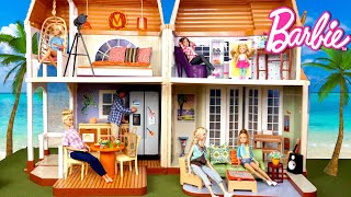 Barbie Family New Dollhouse  Titi Toys amp Dolls [upl. by Ieppet]