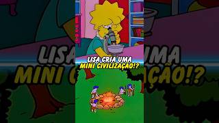 LISA CRIA UMA MINI CIVILIZAÇÃO simpsons thesimpsons shorts homer bart [upl. by Suh]