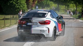 700HP BMW X6M w Akrapovic Exhaust  LOUD Pops and Bangs Revs Accelerations amp Launch Control [upl. by Felicia]