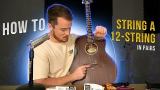 How to String 12 String Guitar  Everything You NEED To Know [upl. by Bazar]