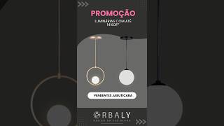 Arandelas Pendentes e Abajures Modernos  Promoção IMPERDÍVEL até 14 OFF na Linha Jabuticaba [upl. by Fortna]