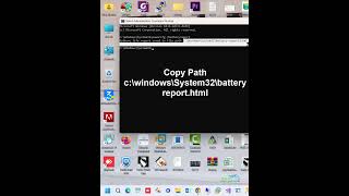 How to Check Laptop Battery Health  Windows Shortcut for Battery Life  Generate Battery Report [upl. by Tamarra]