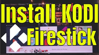 How To Install Kodi on Firestick TV September 2018 [upl. by Ahsatan]