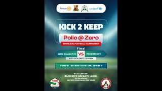 KICK 2 KEEP POLIO  ZERO INAUGURAL FOOTBALL TOURNAMENT FINAL [upl. by Ardel]