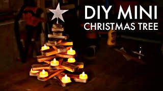 DIY Mini Christmas Tree Centrepiece  Last Minute Christmas Decoration [upl. by Ahseela]