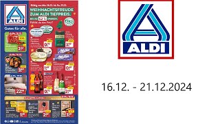 Aldi Nord Prospekt  vom 1612 bis 21122024 [upl. by Randall]